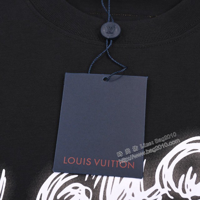 Louisvuitton路易威登Lv專門店2023SS新款印花T恤 男女同款 tzy2713